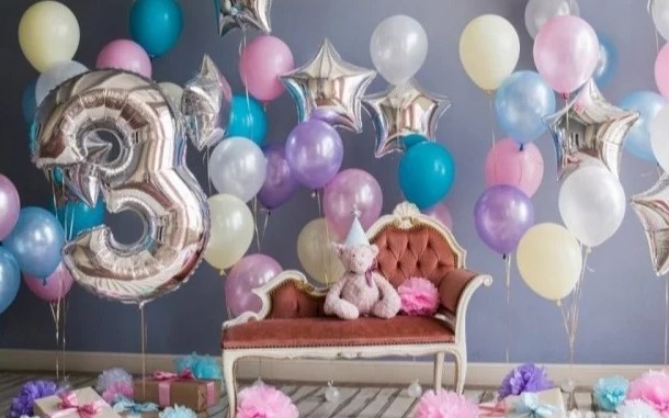 Воздушные шары на День Рождения.