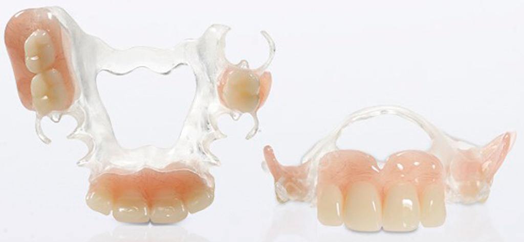 clasp prosthetics using Kvadrotti dentures