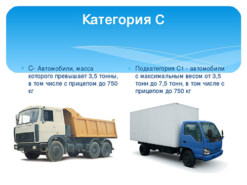 Права категории C